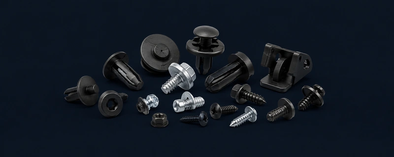 Visserie, clips et agrafes de fixation carrosserie